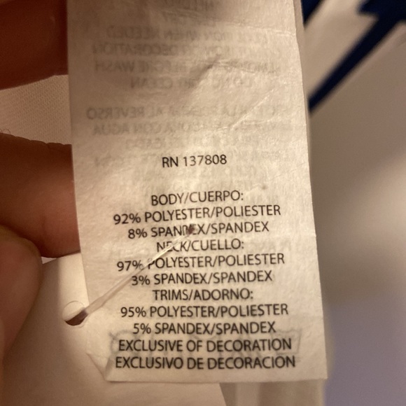 NWT New NFL Indianapolis Colts Women's White Halter Top Sz L - Picture 8 of 8